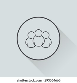 illustration of vector office modern icon 