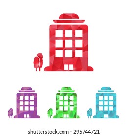 illustration of vector office modern icon in design