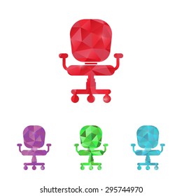 illustration of vector office modern icon in design