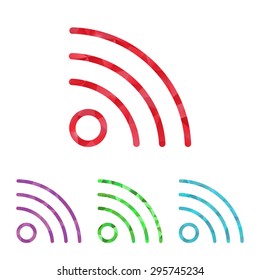 illustration of vector office modern icon in design
