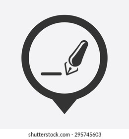 illustration of vector office modern icon in design