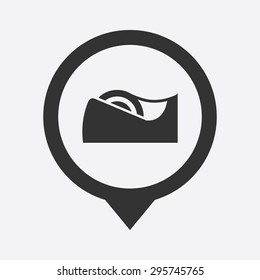 illustration of vector office modern icon in design