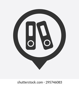 illustration of vector office modern icon in design
