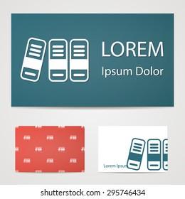 illustration of vector office modern icon in design