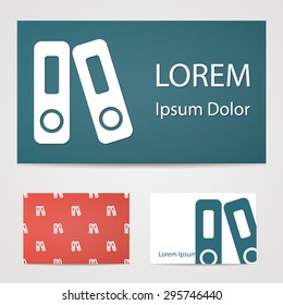 illustration of vector office modern icon in design