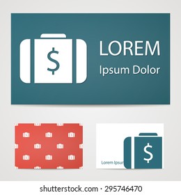 illustration of vector office modern icon in design
