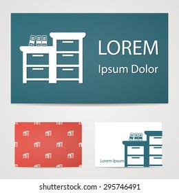 illustration of vector office modern icon in design