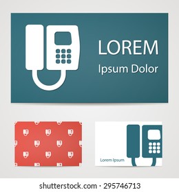 illustration of vector office modern icon in design