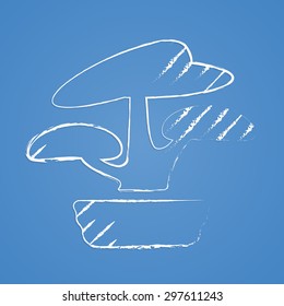 illustration of vector office modern icon in design