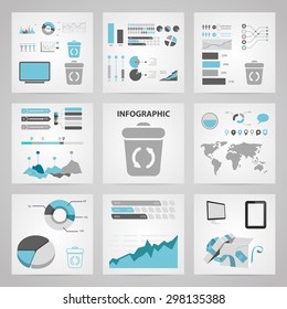 illustration of vector office modern icon in design