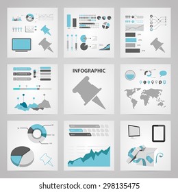 illustration of vector office modern icon in design