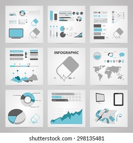 illustration of vector office modern icon in design