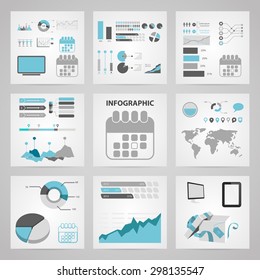 illustration of vector office modern icon in design