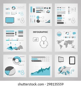 illustration of vector office modern icon in design