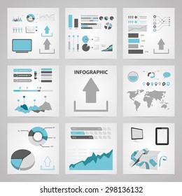 illustration of vector office modern icon in design