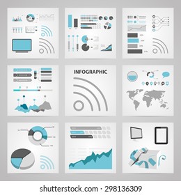 illustration of vector office modern icon in design