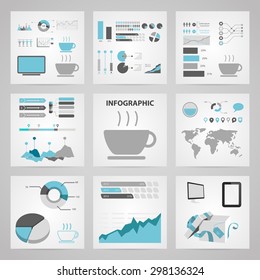 illustration of vector office modern icon in design