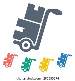 illustration of vector office supplies modern icon 