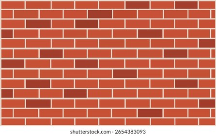 Vetor de ilustração de parede de tijolo de tipo antigo adequado para o fundo