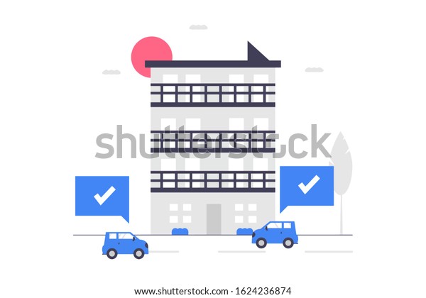 Illustration\
Vector of Order car flat design Perfect for web\
design,banner,Presentation design eps\
10