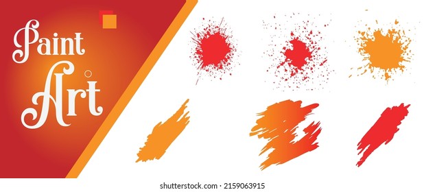 illustration vector paint art for your design. suitable for graphic design, and other abstract background works