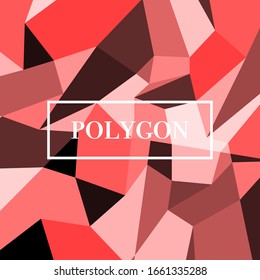 Ilustración o vector de fondo triángulo geométrico abstracto de polígonos pastel, arte y concepto moderno