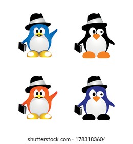 
Illustration vector of penguin. good for icon bussines