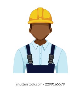 Illustration in Vector of People Working as Builders