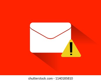Illustration vector of Phishing email