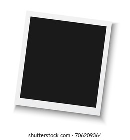 Illustration of Vector Photo Frame Mockup Isolated on a White Background