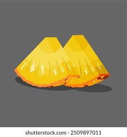 Vektorgrafik Ananas Süße Frucht für die Sommerzeit