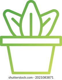 illustration vector plant gradient line style. More items by vector squad. pixel perfect.