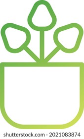 illustration vector plant gradient line style. More items by vector squad. pixel perfect.