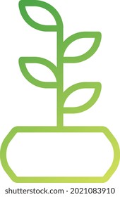 illustration vector plant gradient line style. More items by vector squad. pixel perfect.