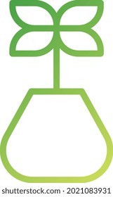 illustration vector plant gradient line style. More items by vector squad. pixel perfect.