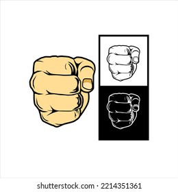 vector de ilustración de mano punch 