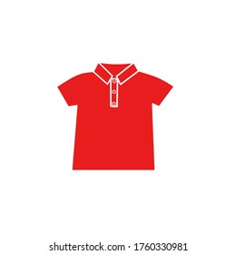 Ilustración y vector de camisetas con pechos rojos y mangas cortas