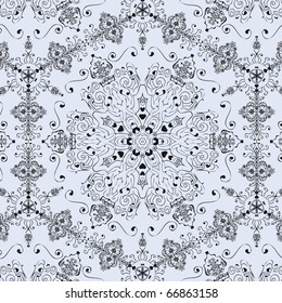 Illustration of vector with retro blue and white texture