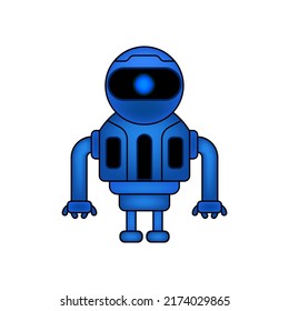 illustration vector robot design happy kawaii