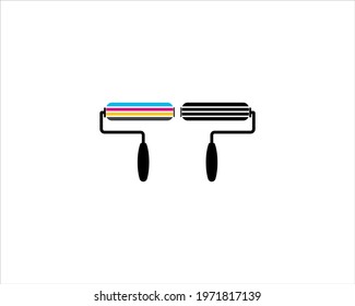 illustration vector of roller icon