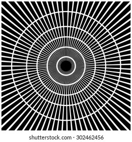 illustration vector round style abstract black and white abstract background