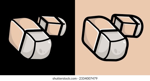 illustration vector of rubber design