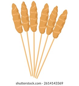 Illustration vector of sempol snack