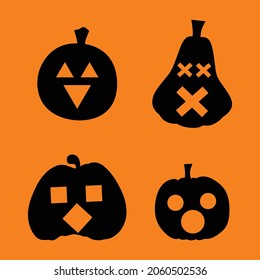 Illustration vector set of Halloween