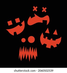 Conjunto de vectores de ilustración de Halloween