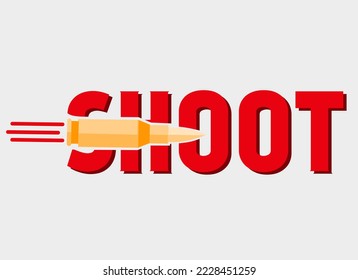 ilustración vector de arma de tiro perfecto para impresión, logotipo, etc
