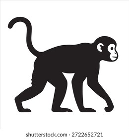 Vetor de ilustração de um design de silhueta