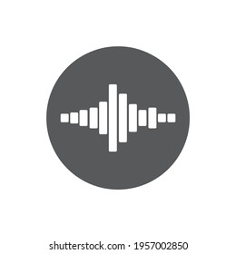 illustration vector simple audio icon. EPS 10