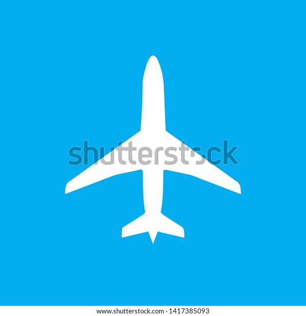 Illustration Vector Simple Flight Icon Stock Vector (Royalty Free ...