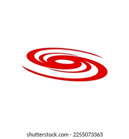 vector de ilustración de un tornado galáctico simple
